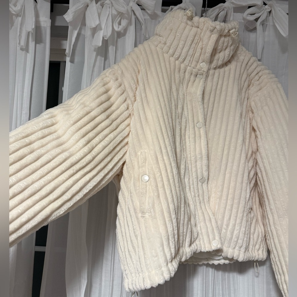 BDG Cream Teddy Jacket
